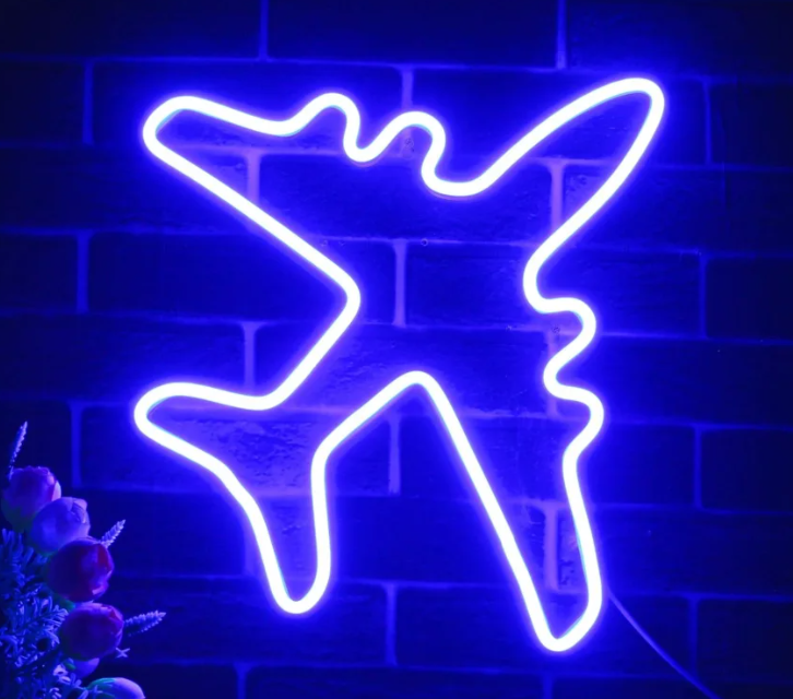 Aeroplane Neon Sign