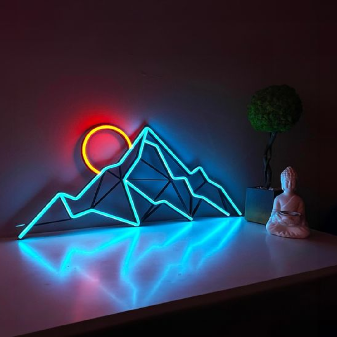 Mountain Neon Sign