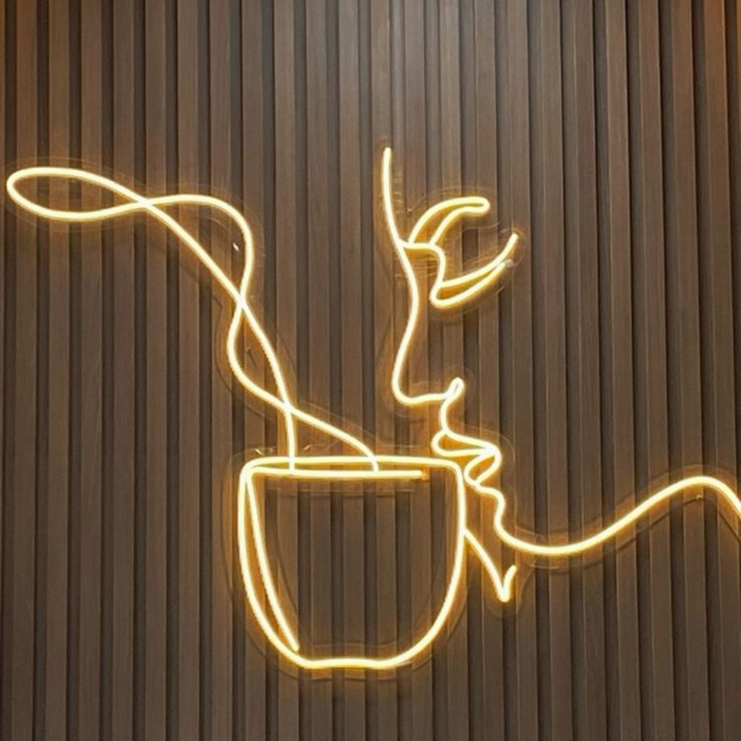 Drink Coffee Neon Sign