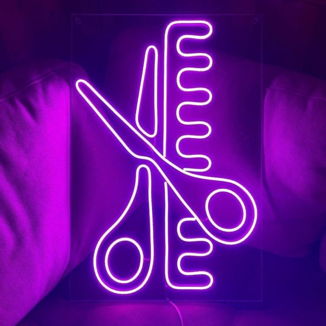 Neon Sign for Salon