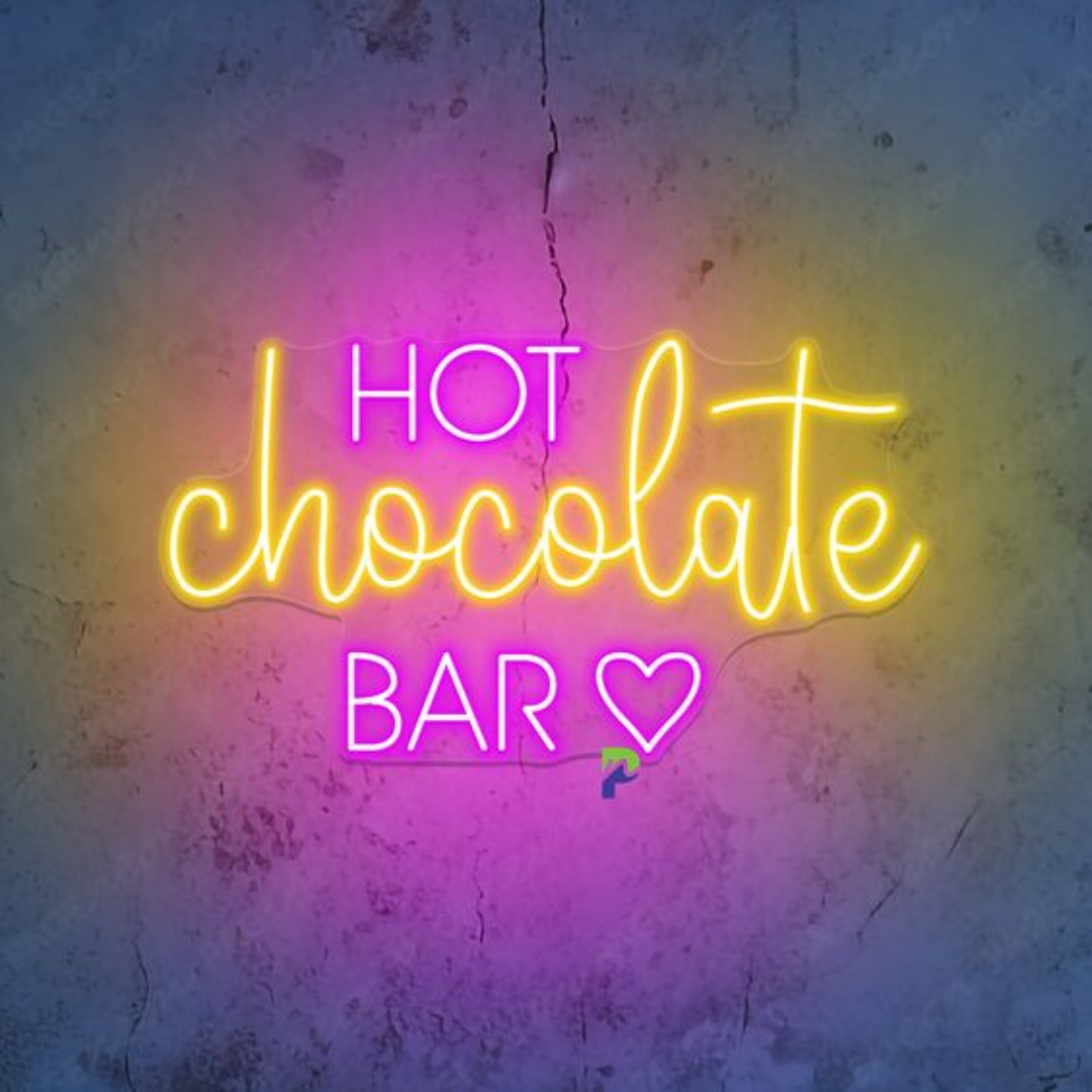 Hot Chocolate Bar Neon Sign