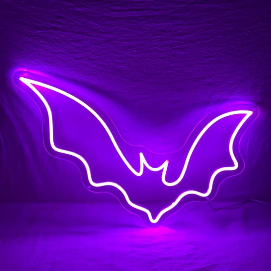 Bat Neon Sign