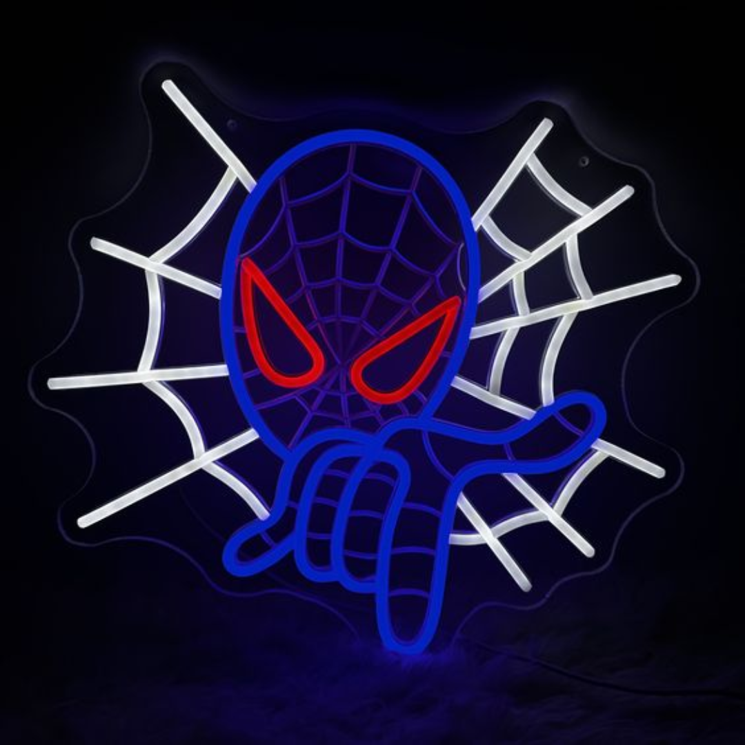 Spider Man Neon Lights