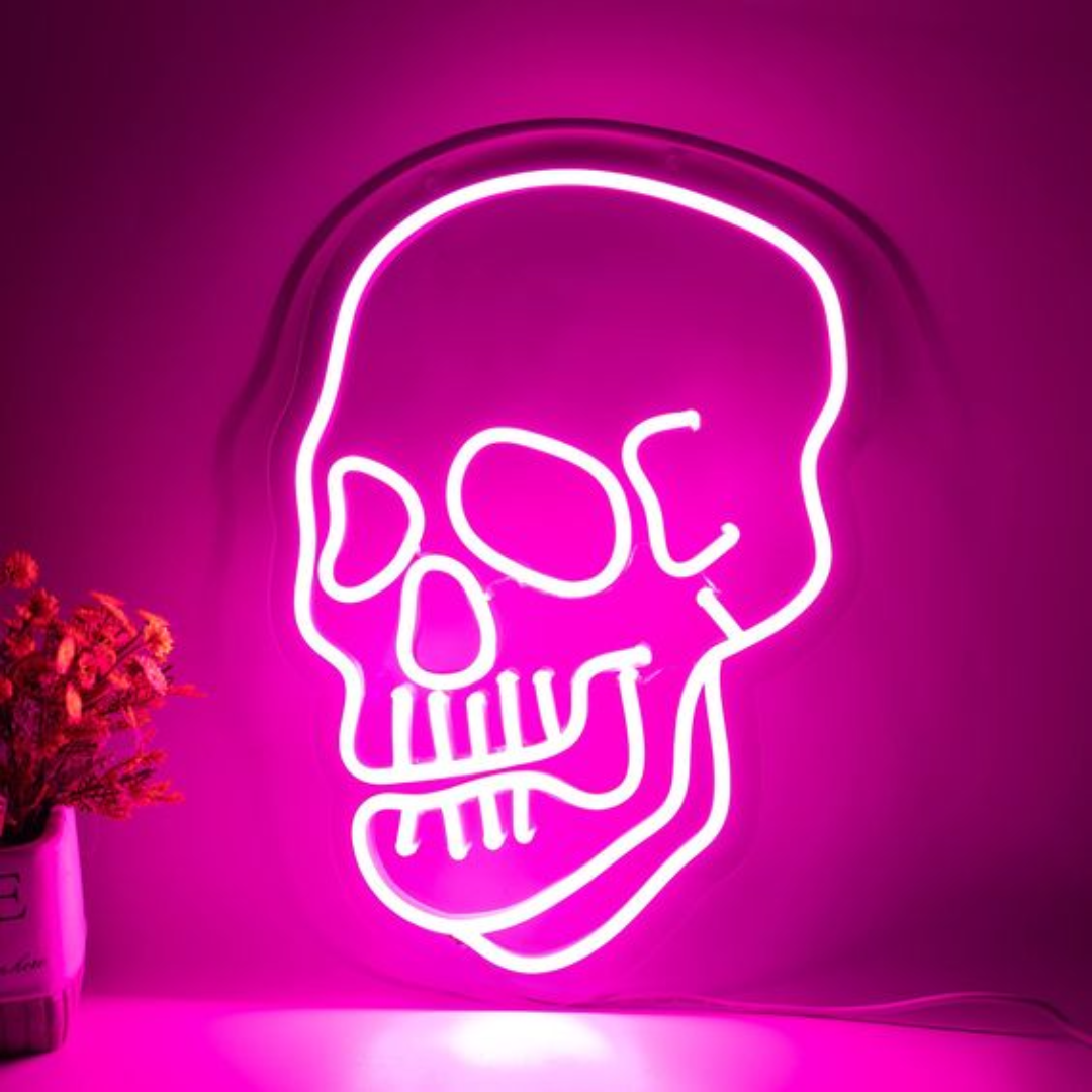 Skull Neon Sign