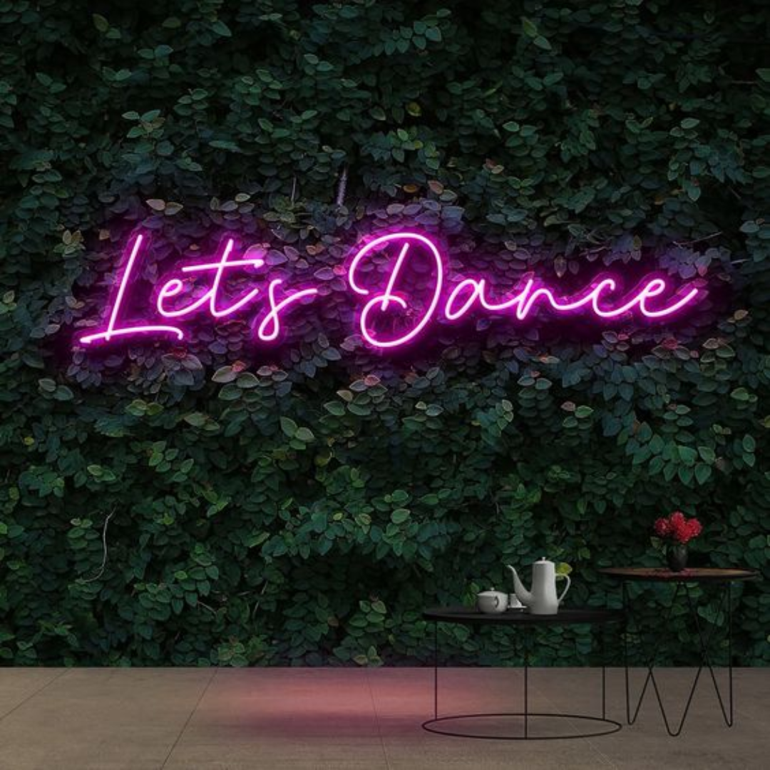 Let's Dance Neon Sign